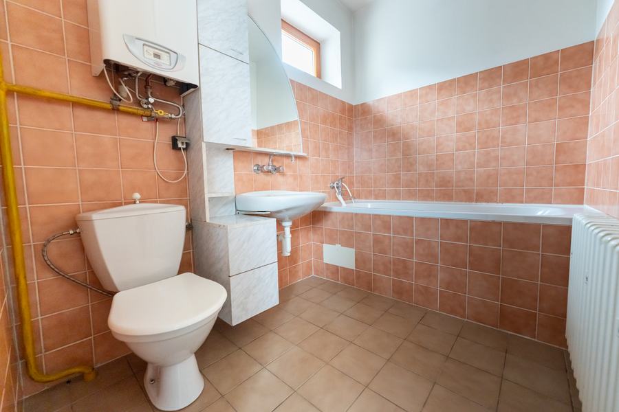 Koupelna, vila Rektorská, Praha 10 – Malešice